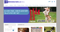 Desktop Screenshot of dkvsetin.cz